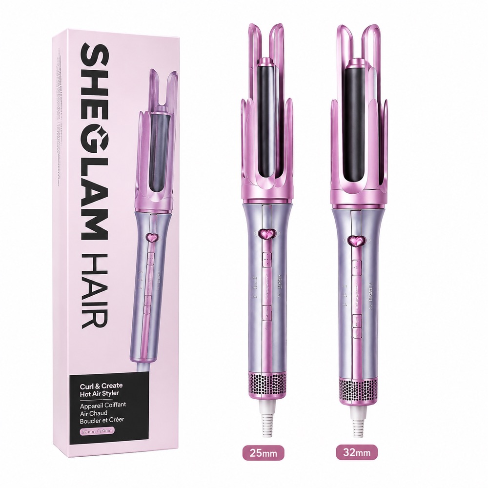 دستگاه فر مو شیگلم (Sheglam Hair Curler) سایز 25 و 32 میلیمتر | کرلی
