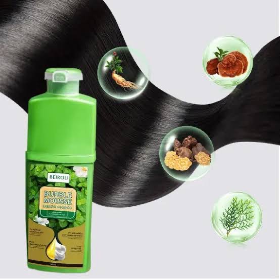 شامپو رنگ موی گیاهی Bright Face Bubble Mousse | رنگ و مراقبت همزمان با فرمول طبیعی